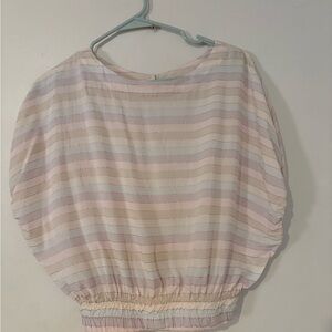Striped Pastel Women's Top